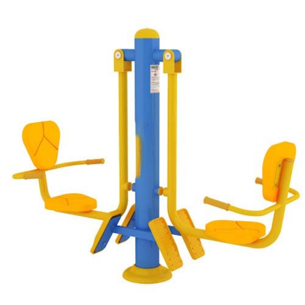 Open Park Leg Press Machine - Frame Material: Steel