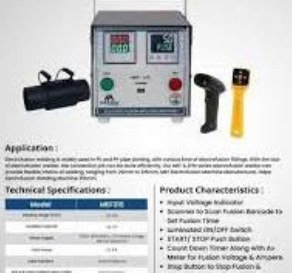 Matrex Electrofusion Machine - Coating Type: Protective Powder Coat