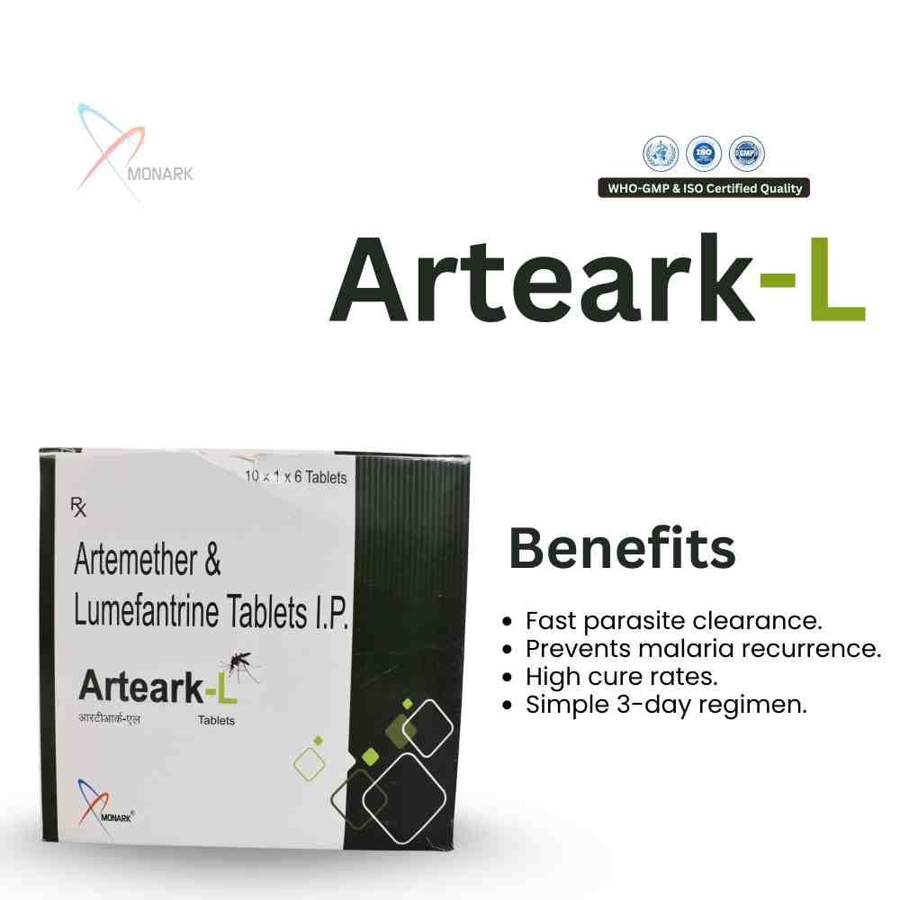 Artemether And Lumefantrine Capsules - Brand Name: Arteark-l