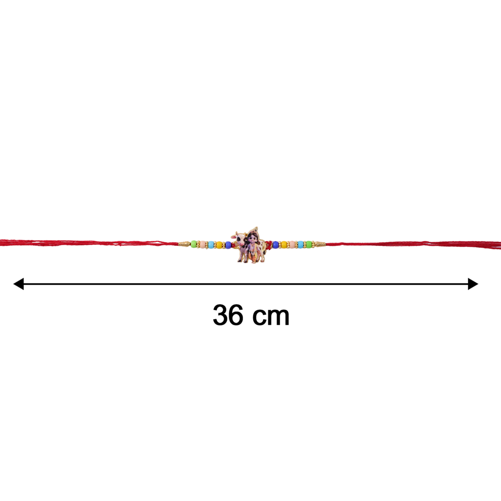 Lord Krishna Rakhi - Divine Protection & Traditional Charm