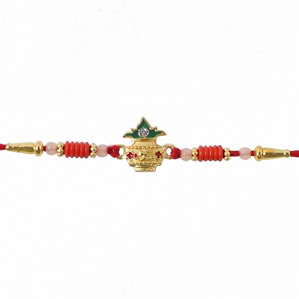 Sacred Kalash Rakhi - Traditional & Stylish for Raksha Bandhan