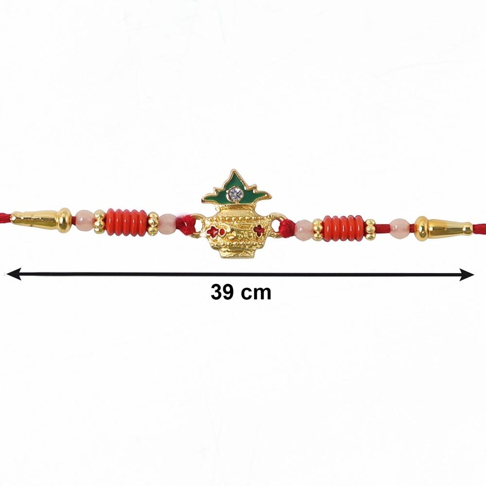 Sacred Kalash Rakhi - Traditional & Stylish for Raksha Bandhan