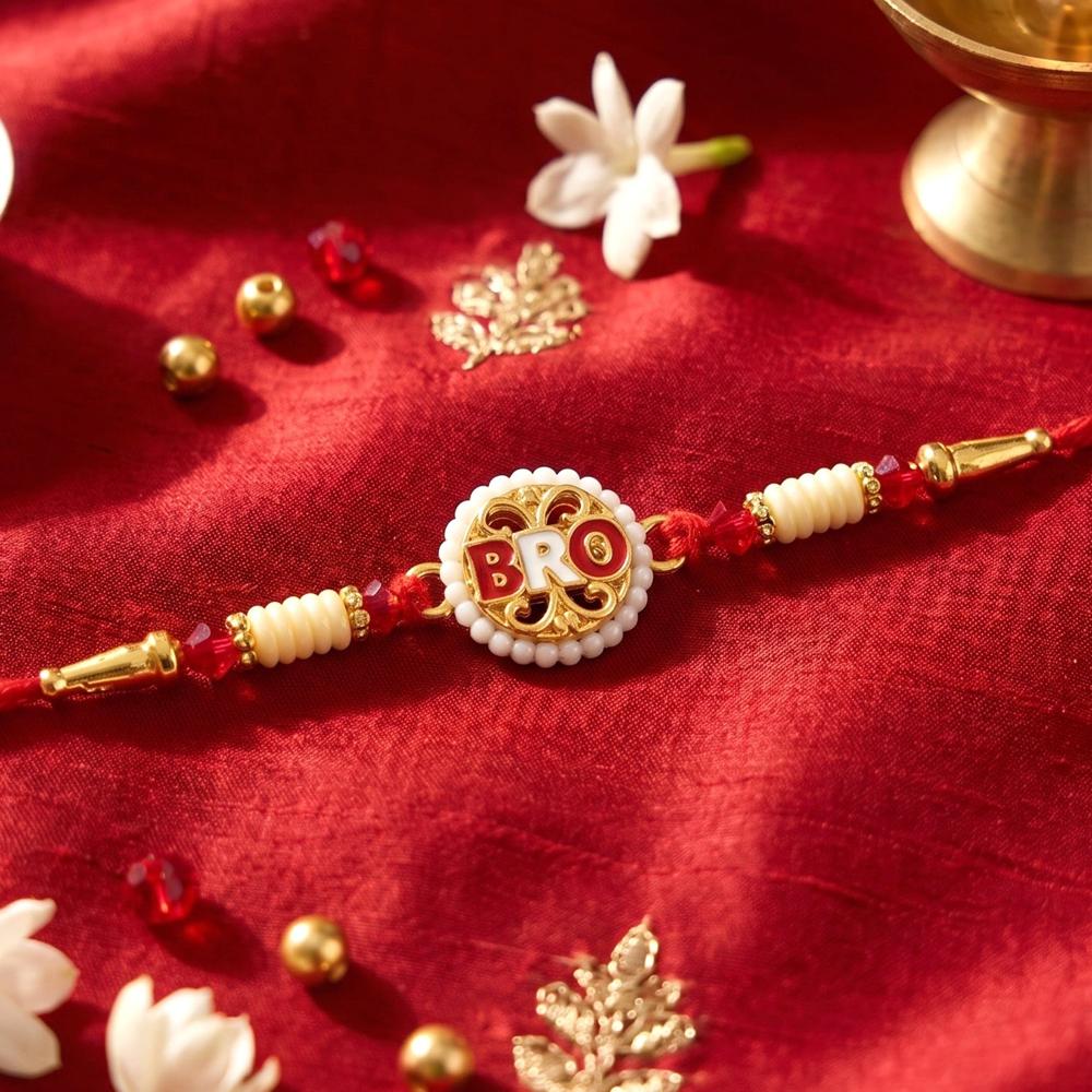 Bro Letter Designer Rakhi, Stylish & Perfect for Raksha Bandhan