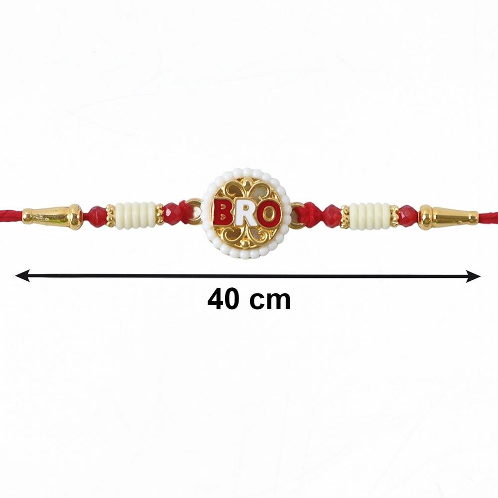 Bro Letter Designer Rakhi, Stylish & Perfect for Raksha Bandhan