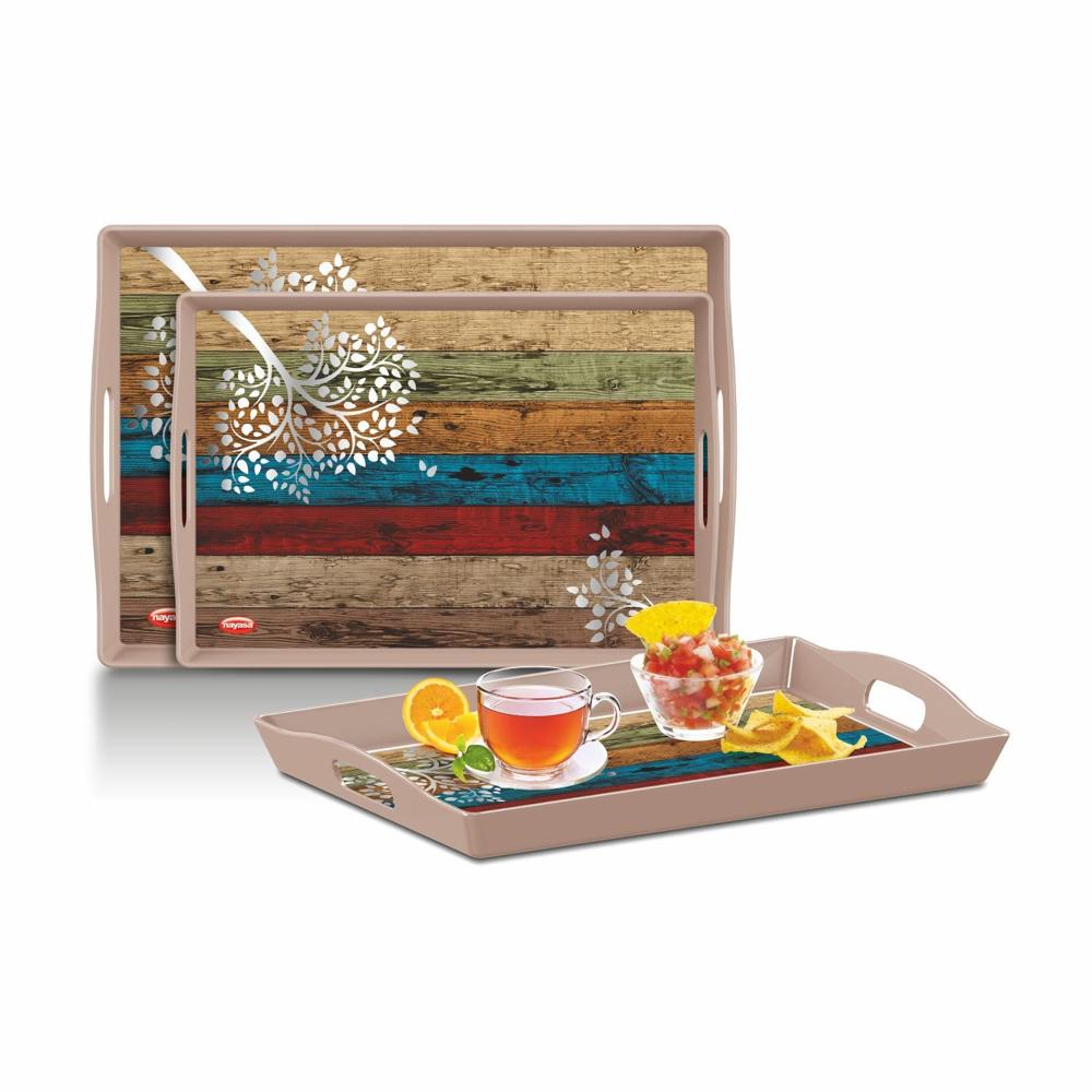 Nayasa Boxy Plastic Serving Tray