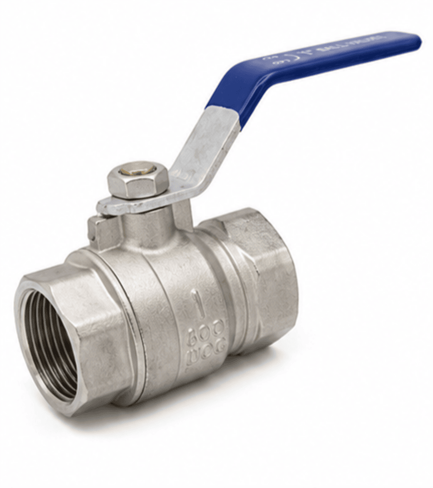 Brass Ball Valve - Color: Silver