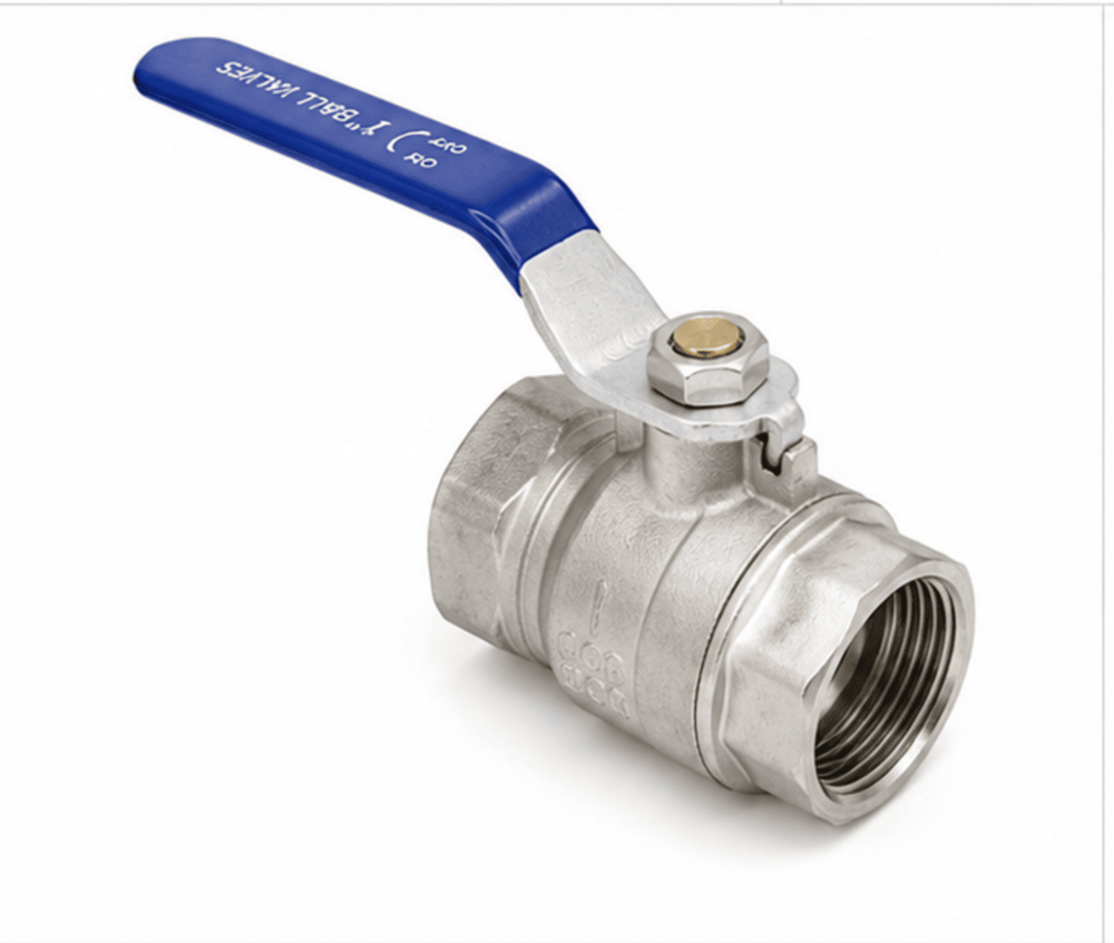 Brass Ball Valve - Color: Silver