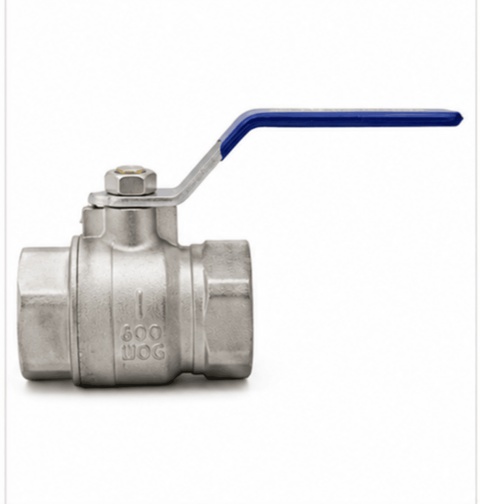 Brass Ball Valve - Color: Silver