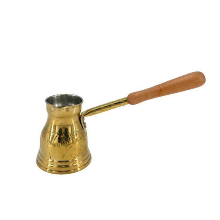 Brass Coffee Liter - Color: Golden