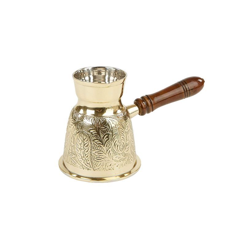 Brass Coffee Liter - Color: Golden
