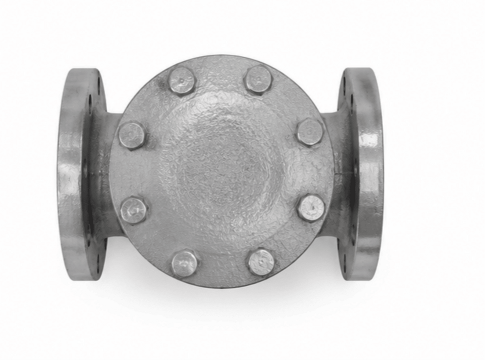 Swing Check Valve - Galvanized Silver, Threaded Round Shape | Warranty Included