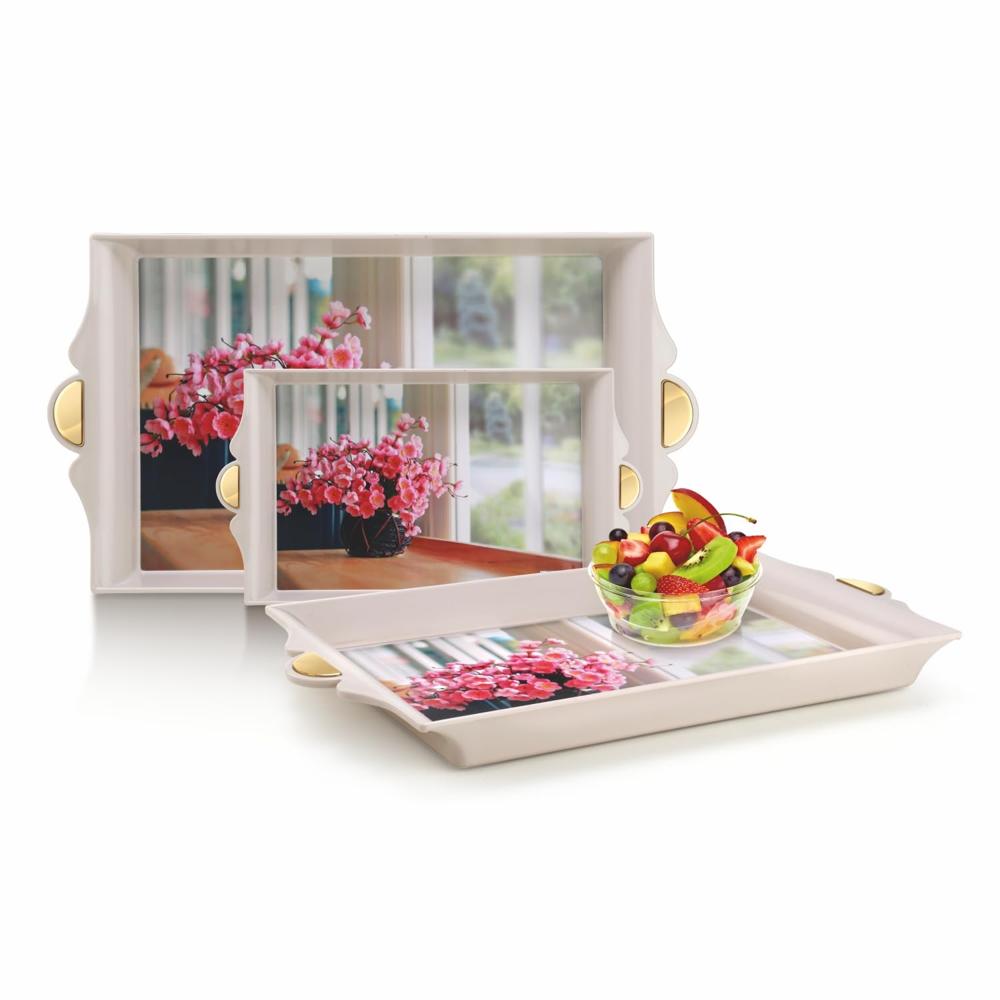 Plastic Serving Tray Kitchen Tray for Serving Tea