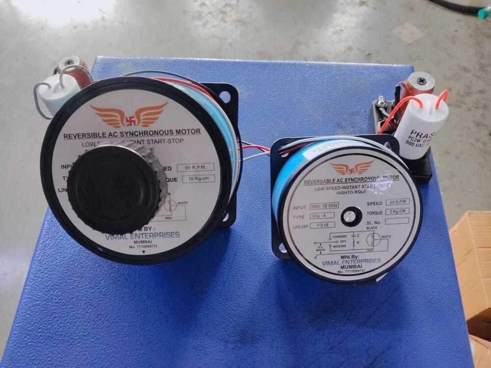 Ac Synchronous Motor - Ambient Temperature: -10C To +45C
