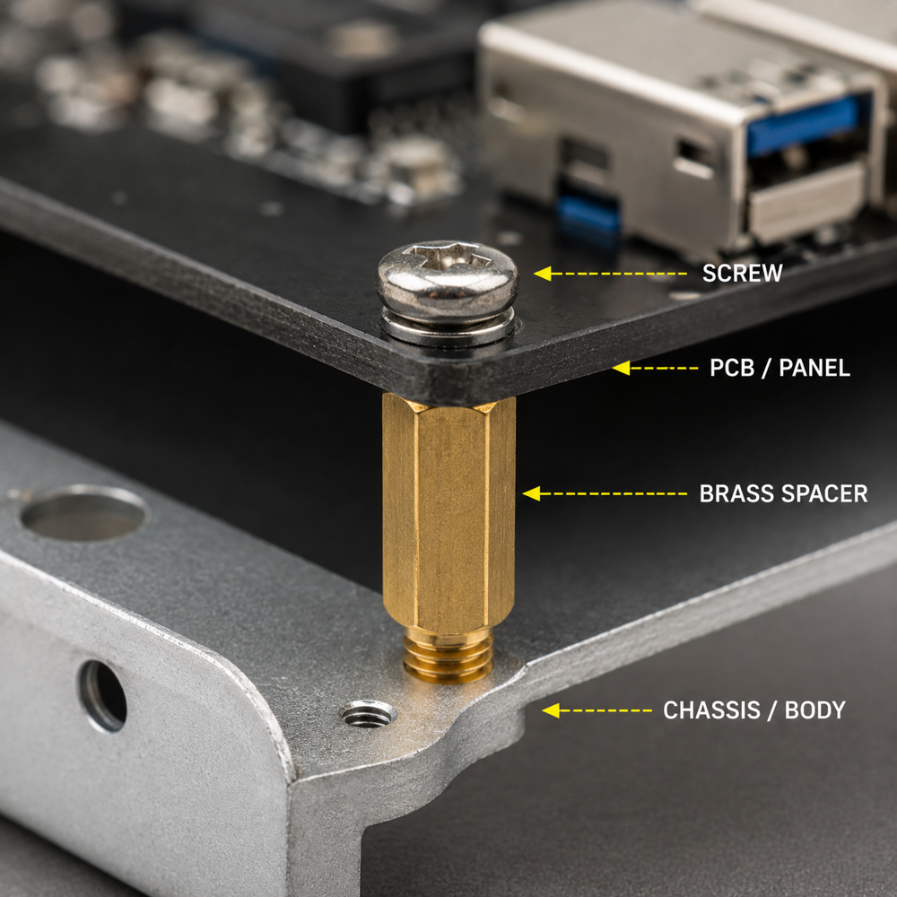 Brass Spacer Standoffs