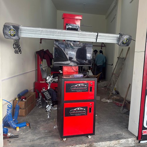 3D Wheel Alignment - Color: Red & Black
