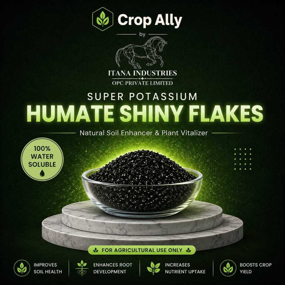 Super Potassium Humate Shiny Flakes