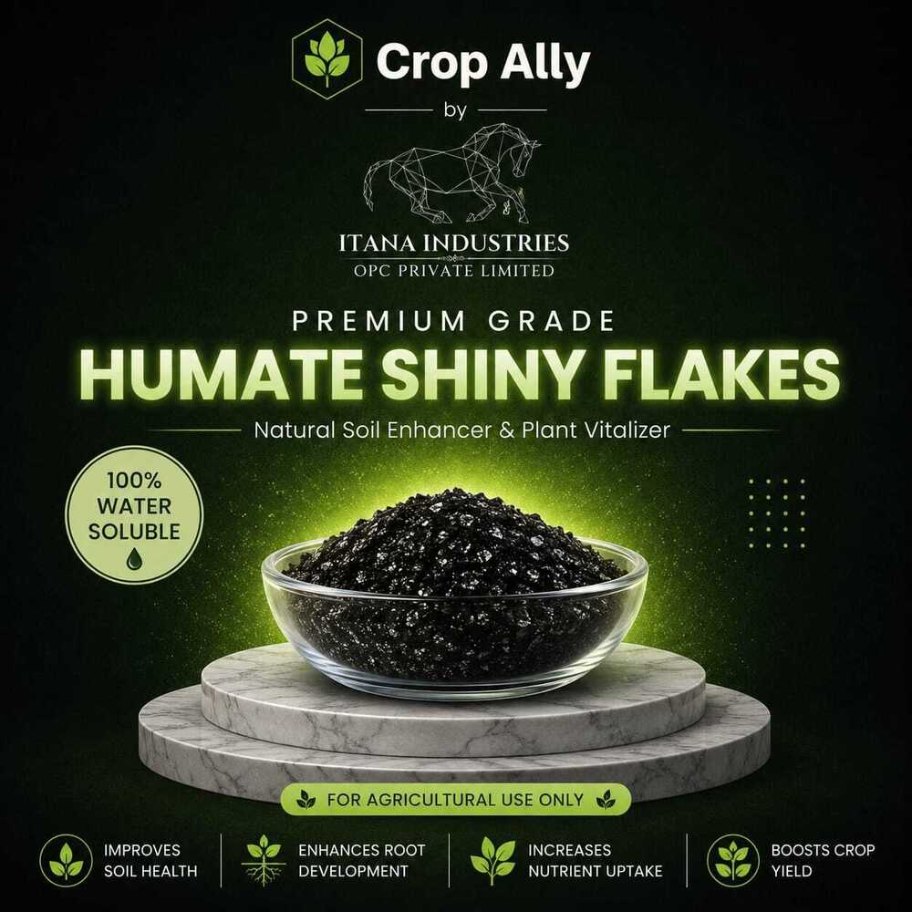 Premium Grade Humate Shiny Flakes