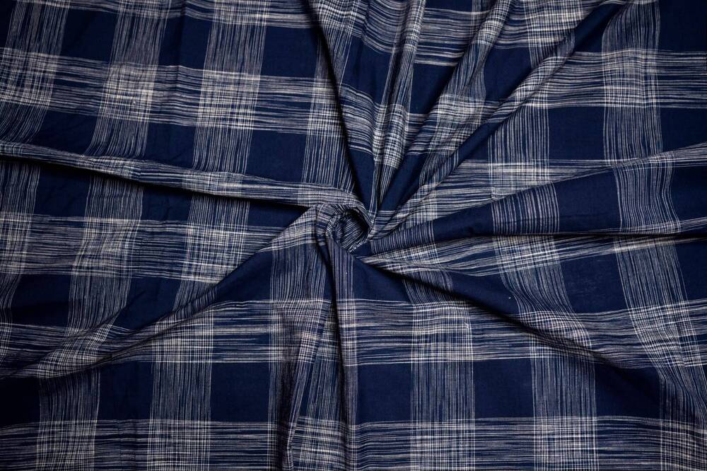 Tie And Dye Handwoevn Checks