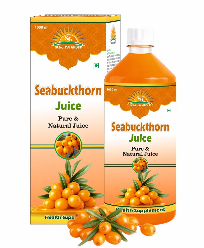 Sunchan Group Sea Buckthorn Juice Is Pure Organic Natural And Herbal Mix Juice 1 Ltr - Density: Ml Gram Per Millilitre (g/ml)