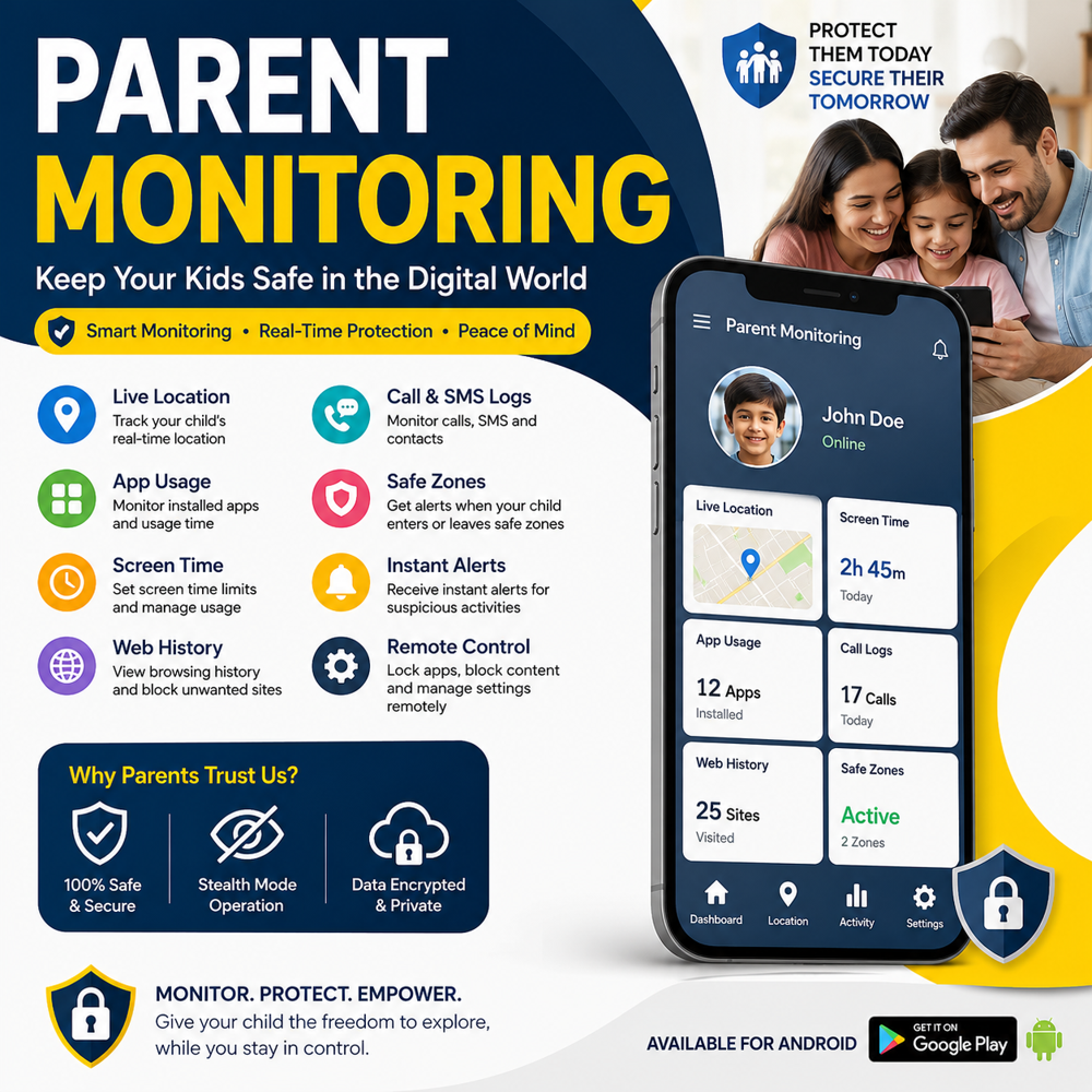 Spy Monitoring Android Application