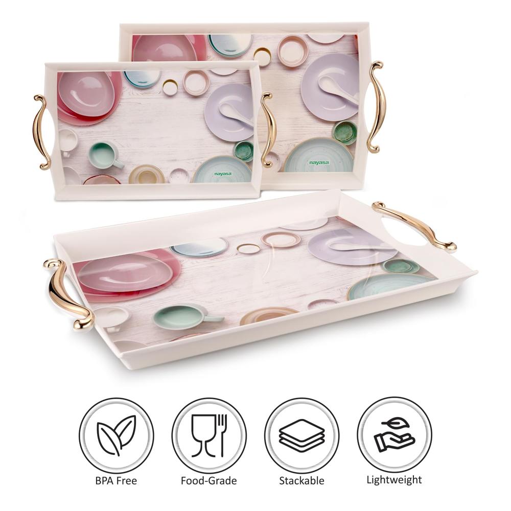 Nayasa Regency Plastic Serving Tray