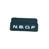 N.b.o.f Black Silicone Label - Features: Durable