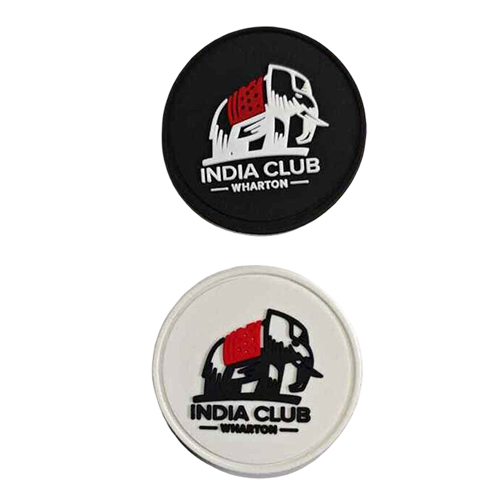India Club Wharton Silicone Badge - Color: Black