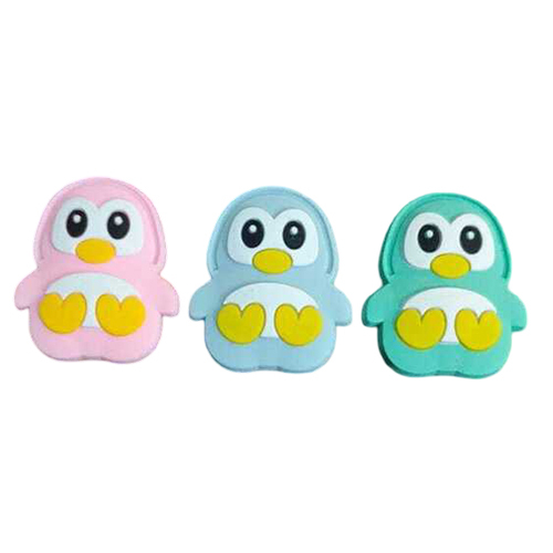 Penguin Silicone Tag - Color: Pink