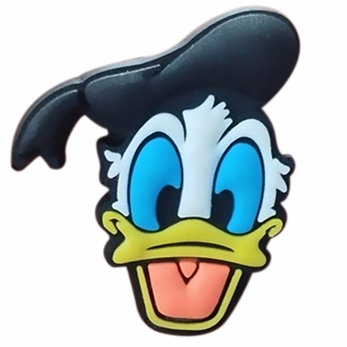 Donald Duck Face Silicone Tag