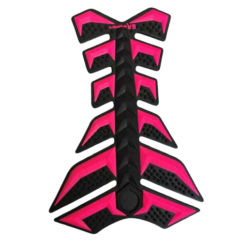 Pink Universal Motorcycle Tank Pad Protector - Size: Approx. 20 Cm X 14 Cm