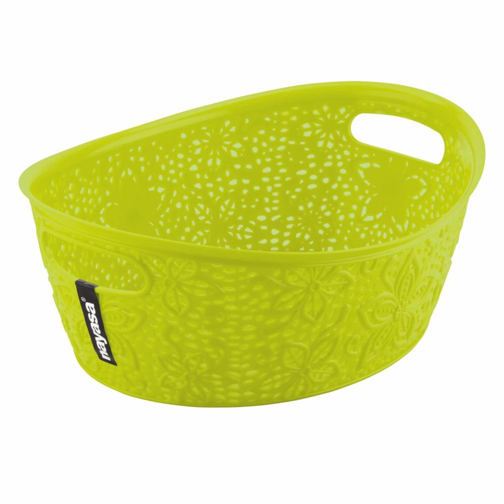 Nayasa Tri Colour Oasis Oval Basket Multi Purpose Storage