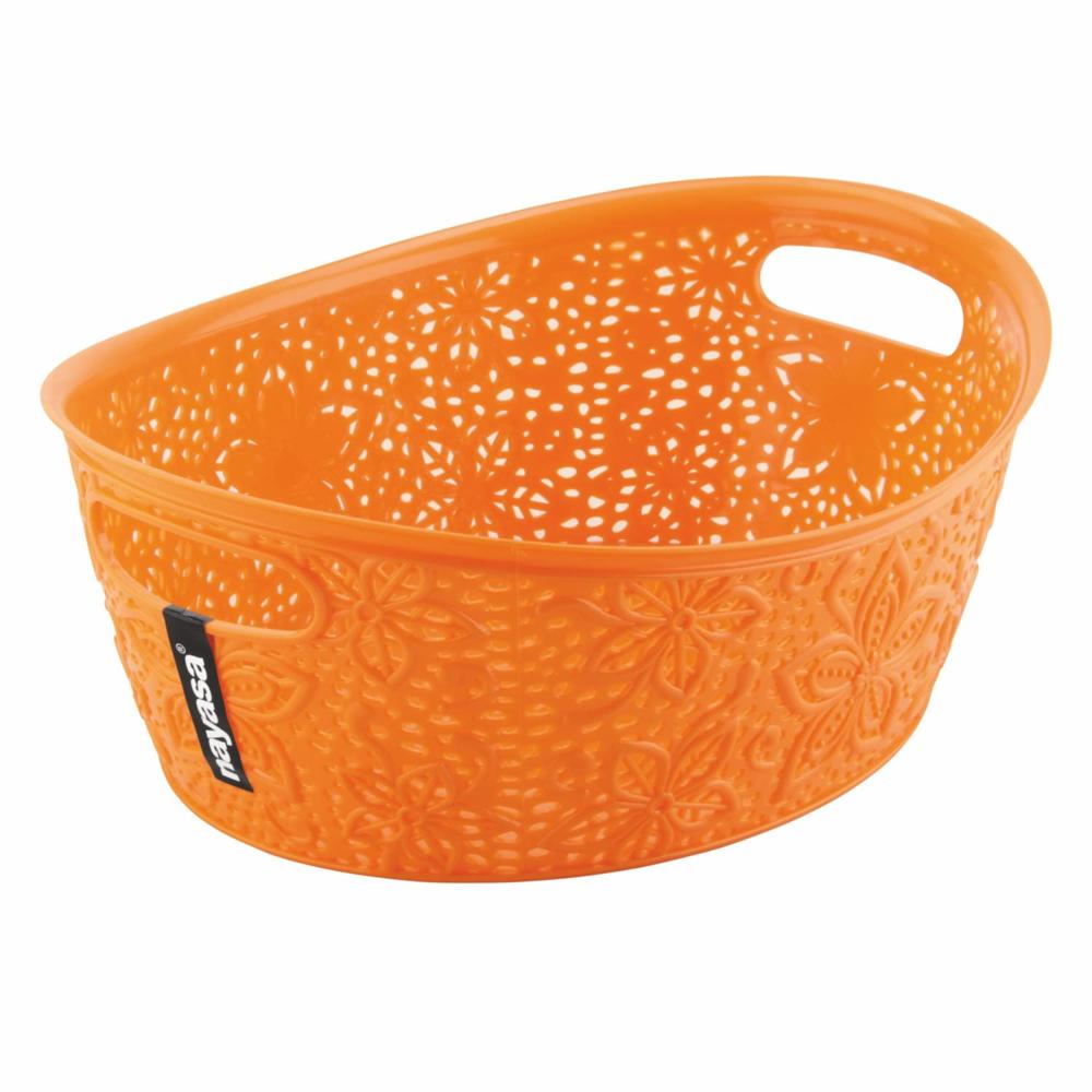 Nayasa Tri Colour Oasis Oval Basket Multi Purpose Storage
