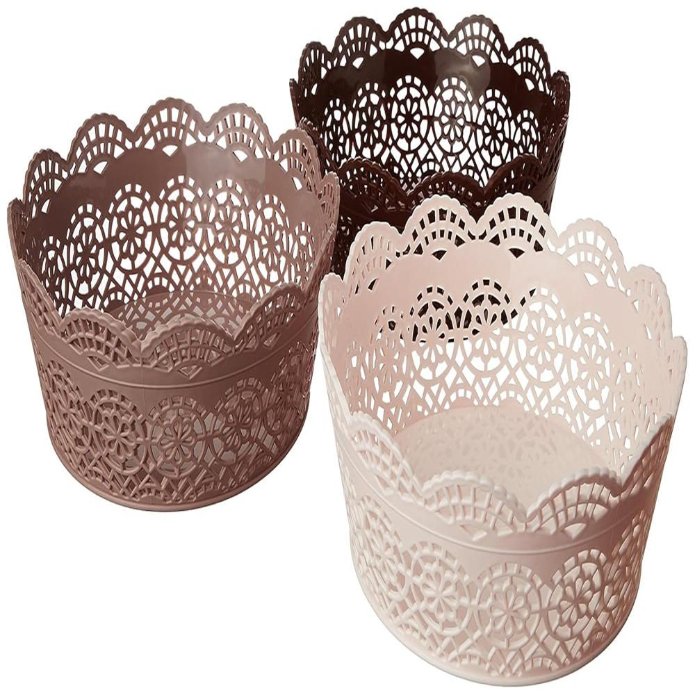 Lacy Round Basket Multipurpose Storage Basket