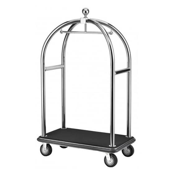 Hotel Luggage Maharaja Trolley - Color: Silver