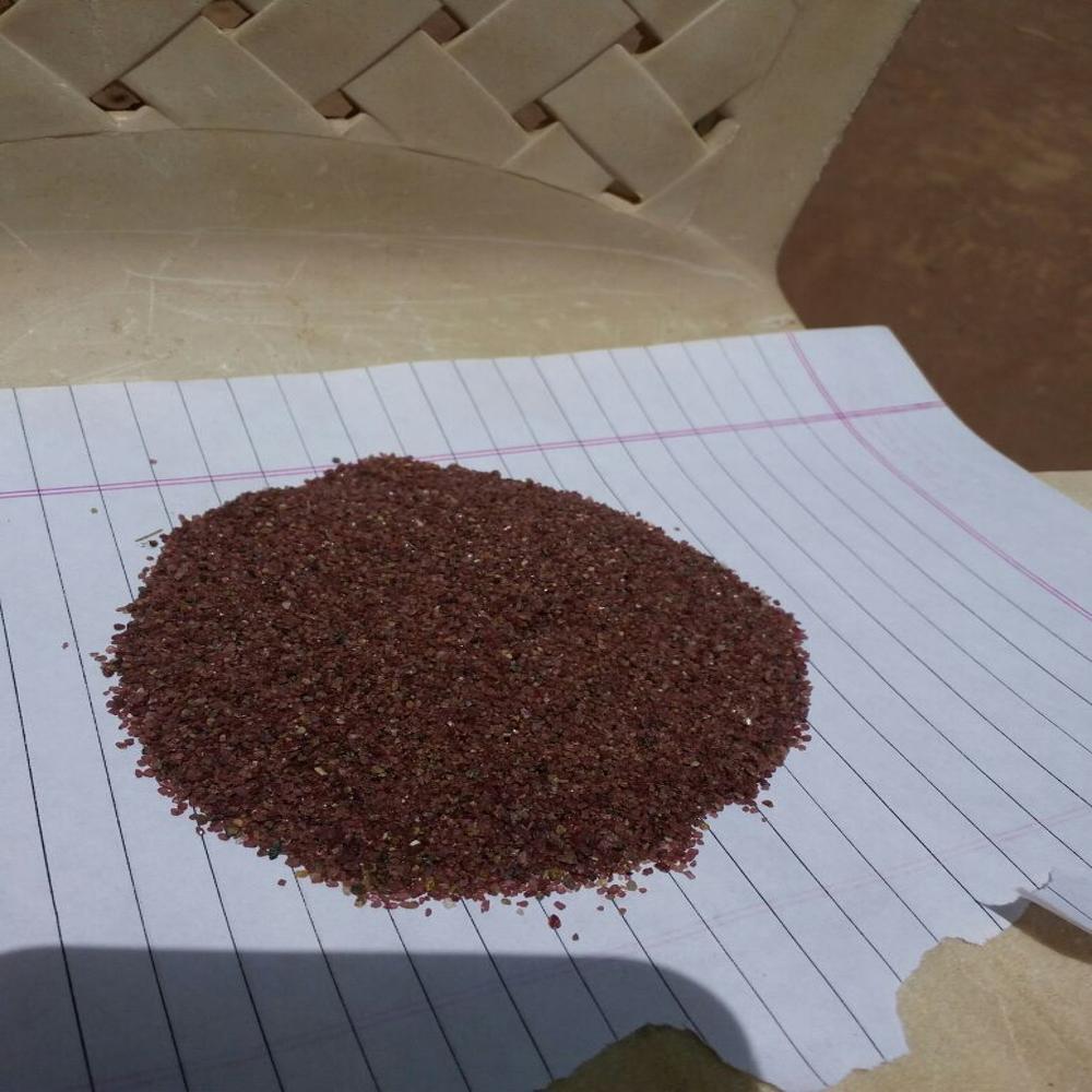 High hardness used Sandblasting Abrasive Metal Stone Garnet Gravels