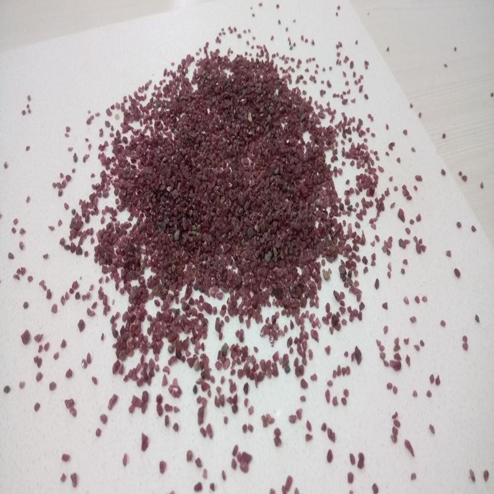 High hardness used Sandblasting Abrasive Metal Stone Garnet Gravels