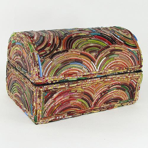 हाथ से बने आभूषण डिब्बे