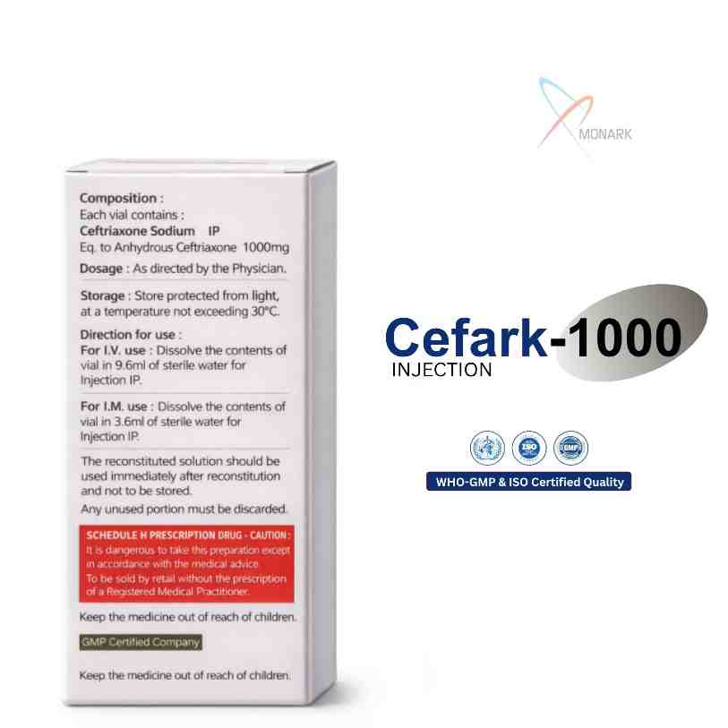 Ceftriaxone Injection Ip - Brand Name: Cefark