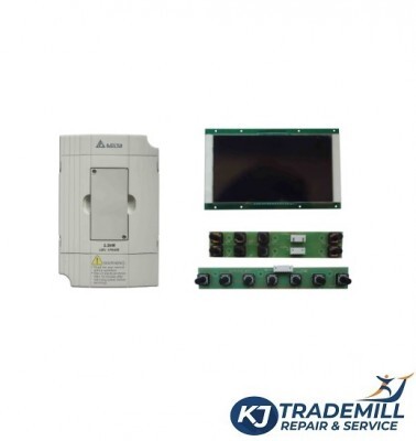 Treadmill 3 HP Delta Display Set - High-Grade Plastic, Standard Size, Green-Black-White, 3 HP Motor Compatible, LCD Multi-Function Display