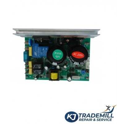 Treadmill PCB Red Chip With Incline MCB - Dual-Layer PCB With Aluminum Heatsink, 15x12x5 cm, Electronic Incline Control, Overcurrent Protection