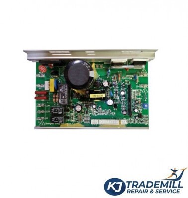 Treadmill PCB Mit Black Chip - PCB with Metal Components, Standard Size, Green with Black Chip, Digital Speed & Incline Control, Plug-and-Play Installation, Overload & Thermal Protection