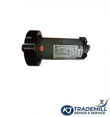 Treadimll PMDC 1.25HP Motor - High-Grade Steel, Standard Size, Black/Grey, 180V DC, Air-Cooled, Maintenance-Free, Reversible Rotation