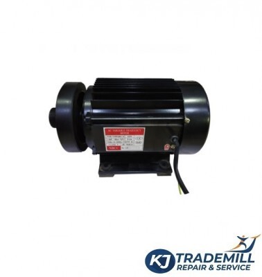 Treadmill 3 Hp AC Motor - Cast Iron/Aluminium Housing, Standard Size, Black, 3 Hp, Up to 4200 RPM, IP44 Protection, Double-Sealed Bearings