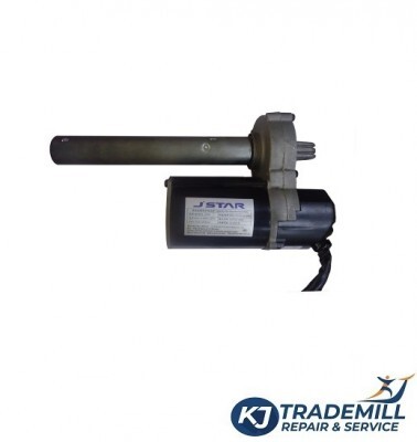 Treadmill J-start Commercial Incline Motor - Aluminum-Steel 32x12x10 cm Black Metallic | 180W IP54 Sealed Lubrication