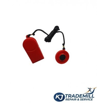 Treadmill Small Safety Key - ABS Plastic, 5x3x1.5 cm, Red, Magnetic Safety Mechanism, Universal Fit