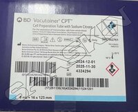 BD CPT Blood Collection tube with Sodium Citrate