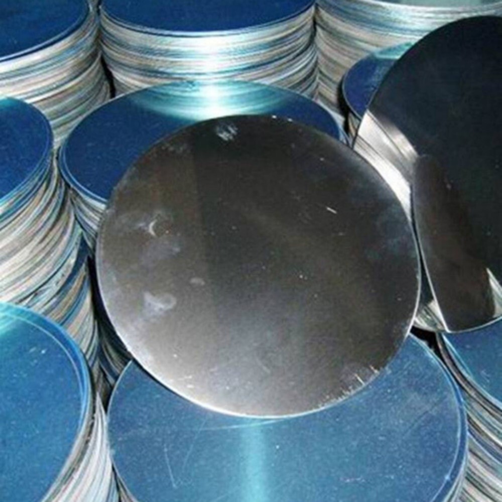 Ss Circle - Polished Silver Plate, Different Thickness And Grade Options Available