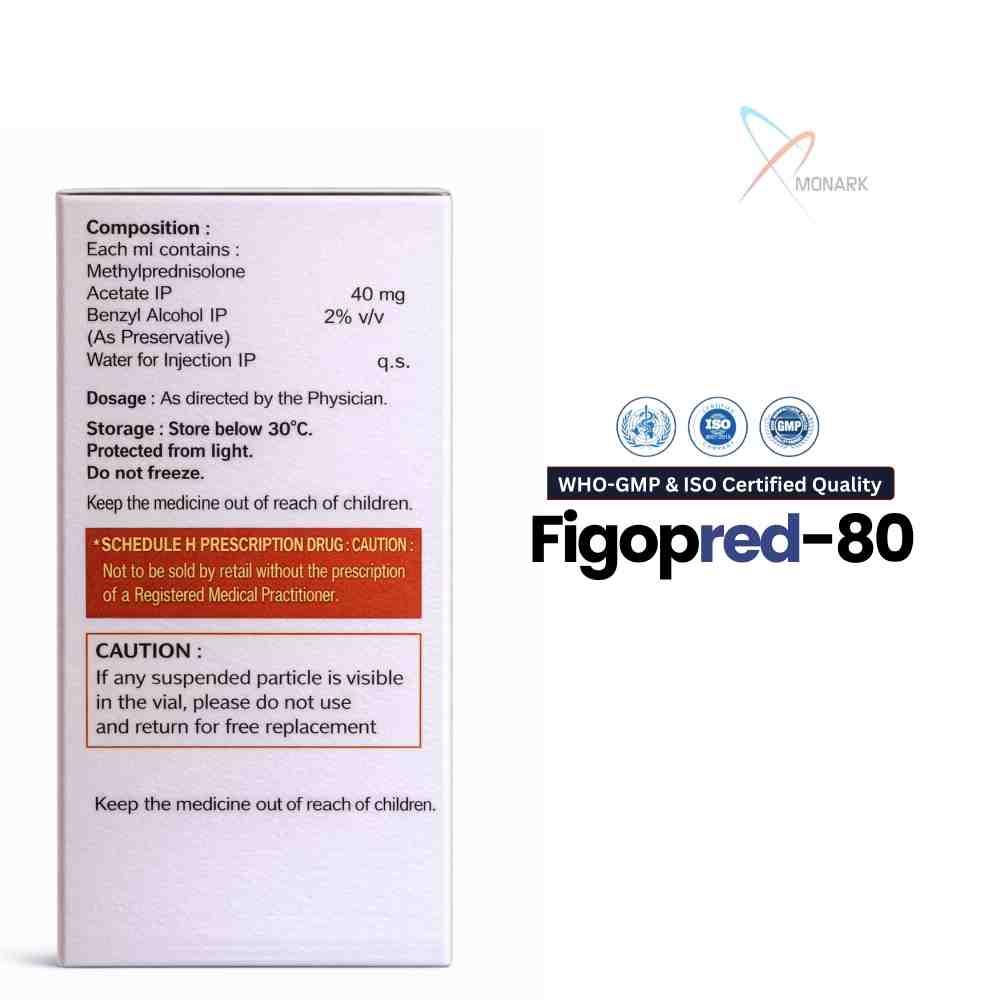 Methylprednisolone Acetate Injection I.p. - Brand Name: Figopred-80