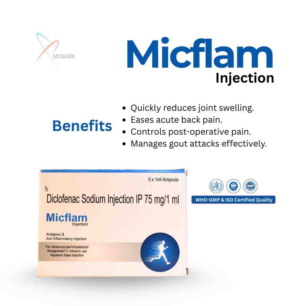 Diclofenac Sodium Injection Ip - Brand Name: Micflam