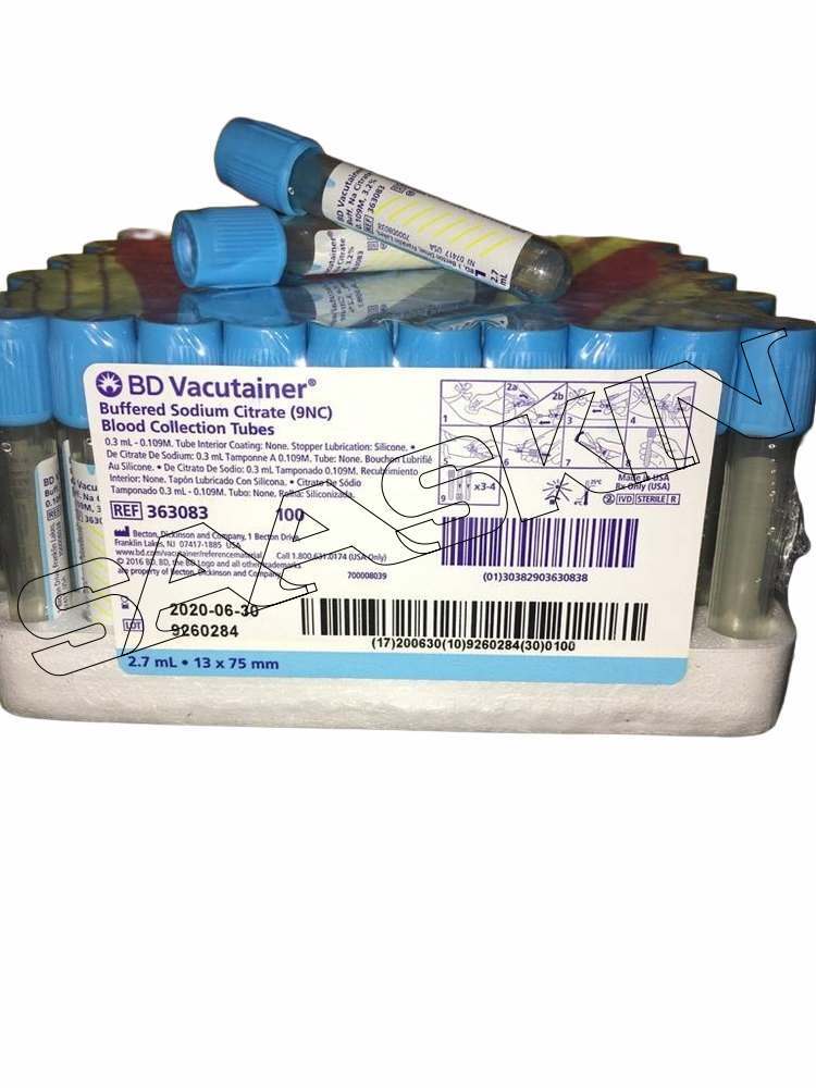 BD Buffered Sodium Citrate (9NC) Blood Collection Tubes